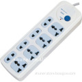Southeast type power socket with 8 outlets
